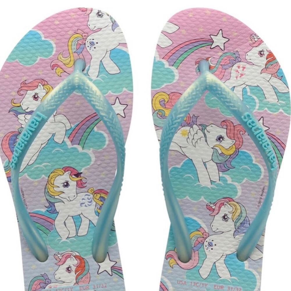 NWT Havaianas Toddler My Little Pony Flip Flops Sandals Shoes (Sz. 9)